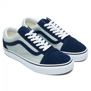 Vans 2tone Suede Old Skool Dress Blues Grey Blue NEW!